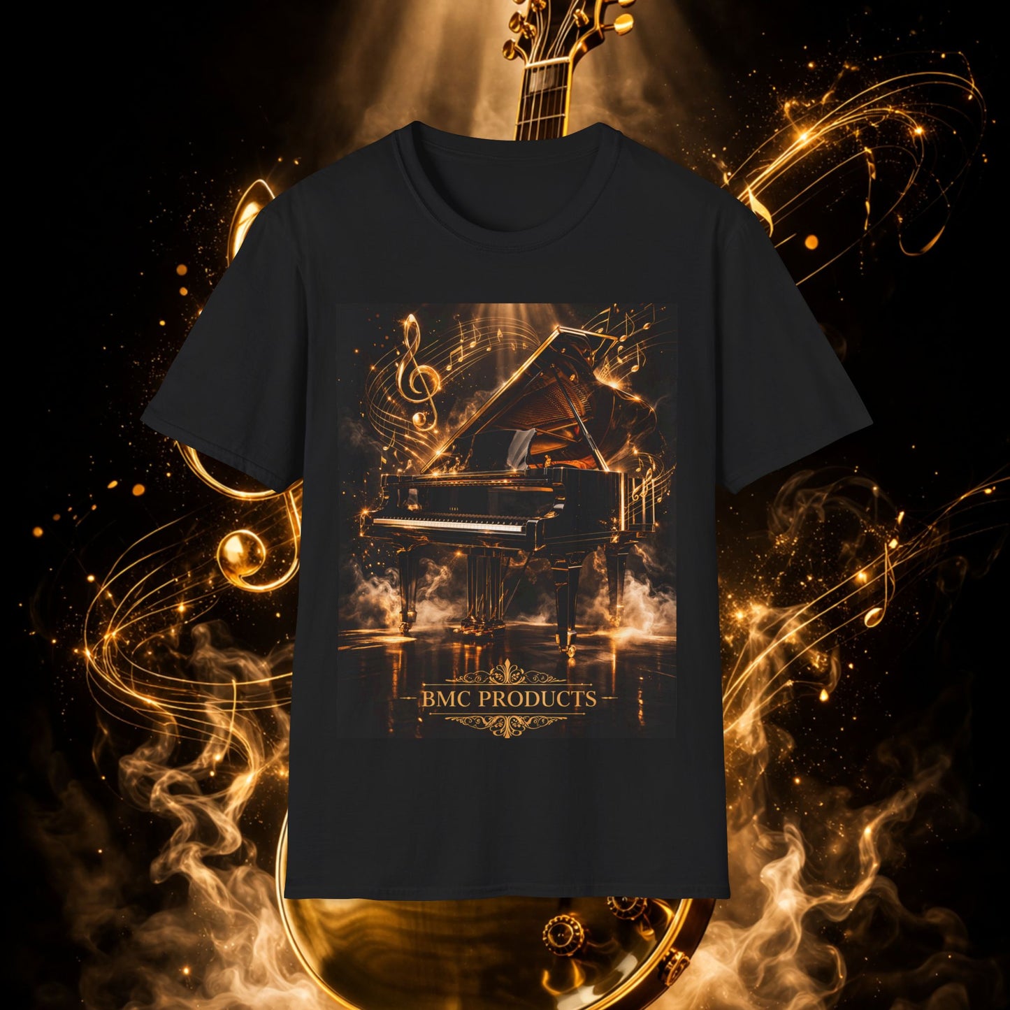 "Camiseta guitarra 🎸🔥Donde vibra una cuerda, nace una llamarada.” 🔥🎸