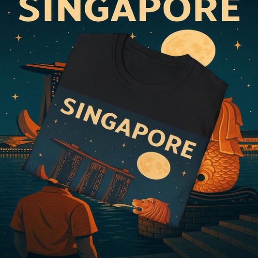 "Camiseta Singapur  🌆 – Futuro, cultura y naturaleza en un solo lugar"