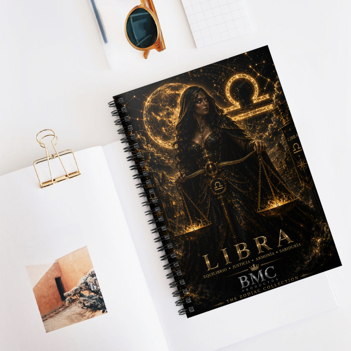 "libreta Libra – La Guardiana del Equilibrio"