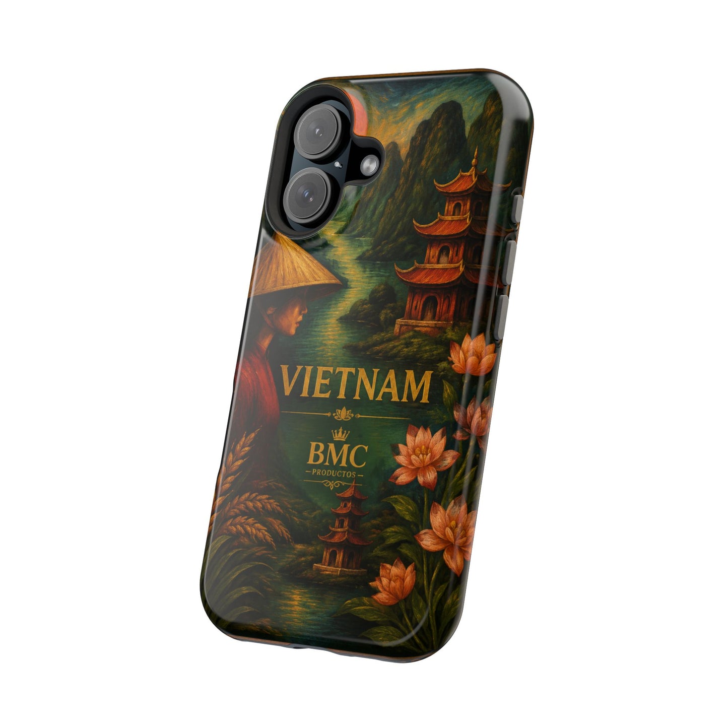 "Funda Magnética Reforzada Magnética Reforzada  Vietnam: Tradición, Naturaleza y Leyendas Ancestrales 🎋🏯🐉"