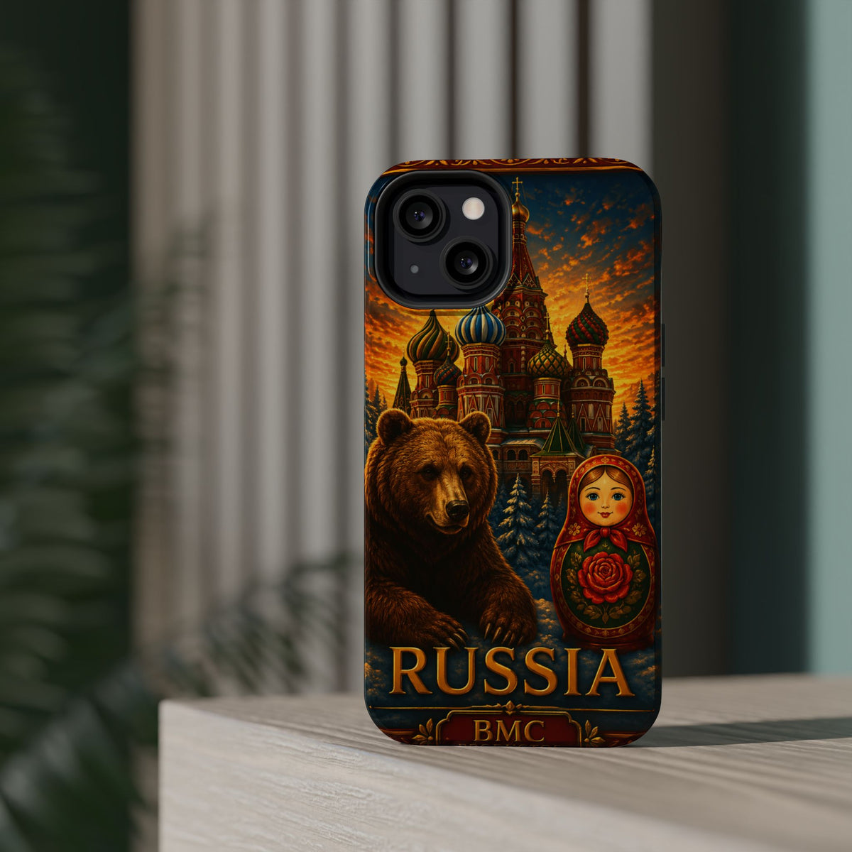 "Reinforced Magnetic Case Russia❄️ – Land of history, mystery, and grandeur"