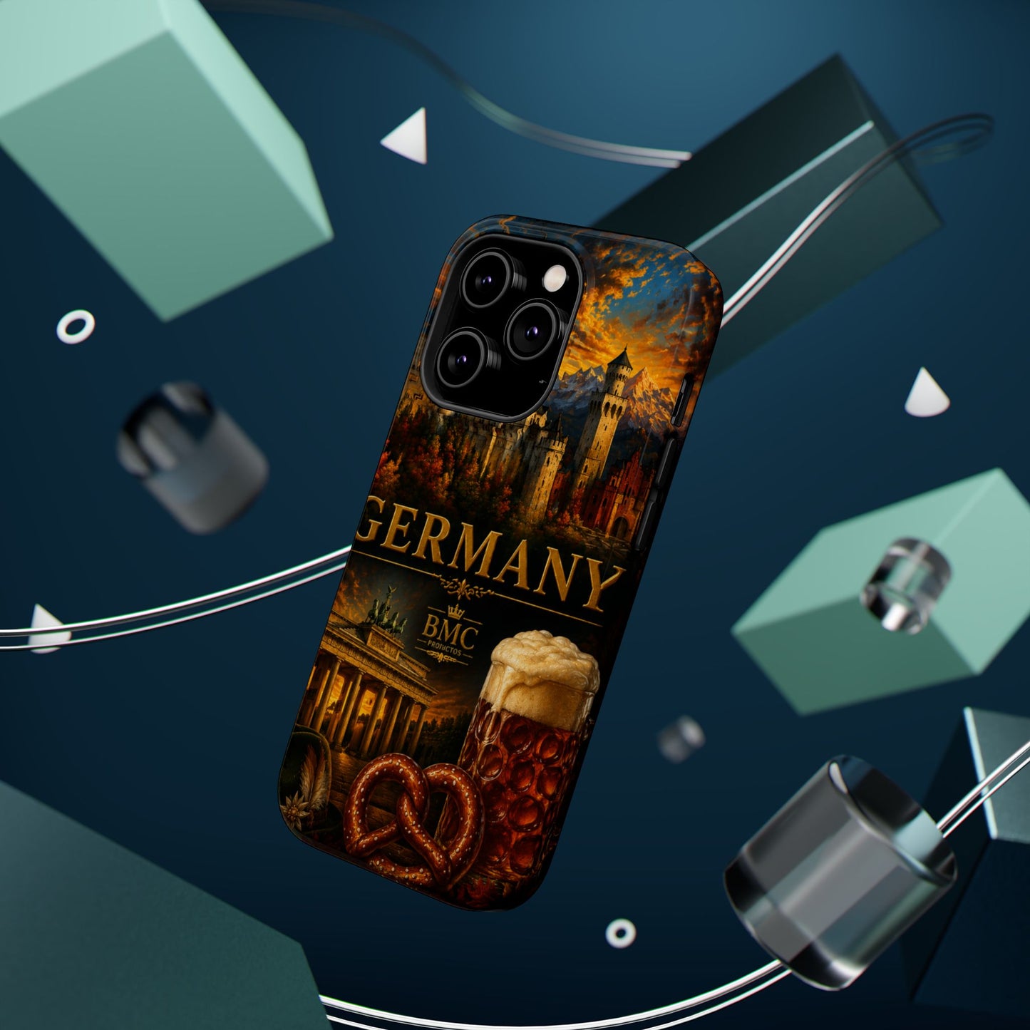 "Funda Magnética Reforzada Alemania: Fortaleza, Historia y Tradición 🎖️🏰🍺"