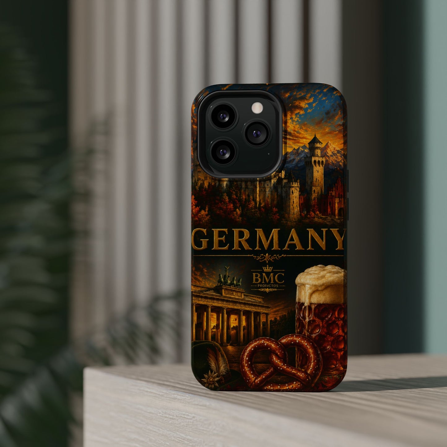 "Funda Magnética Reforzada Alemania: Fortaleza, Historia y Tradición 🎖️🏰🍺"
