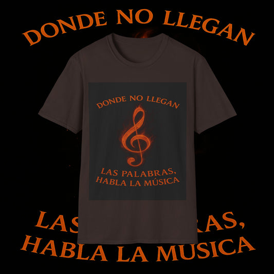 "Treble Clef T-Shirt 🎼🔥 “Where a note is born... a flame is born.” 🔥🎼