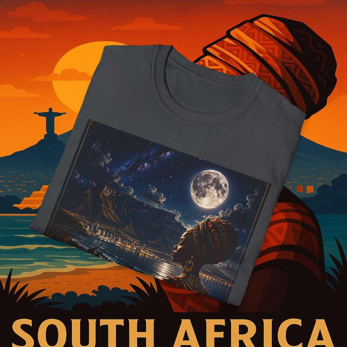 "Camiseta Sudáfrica 🌍 – Un mundo de aventuras y diversidad"