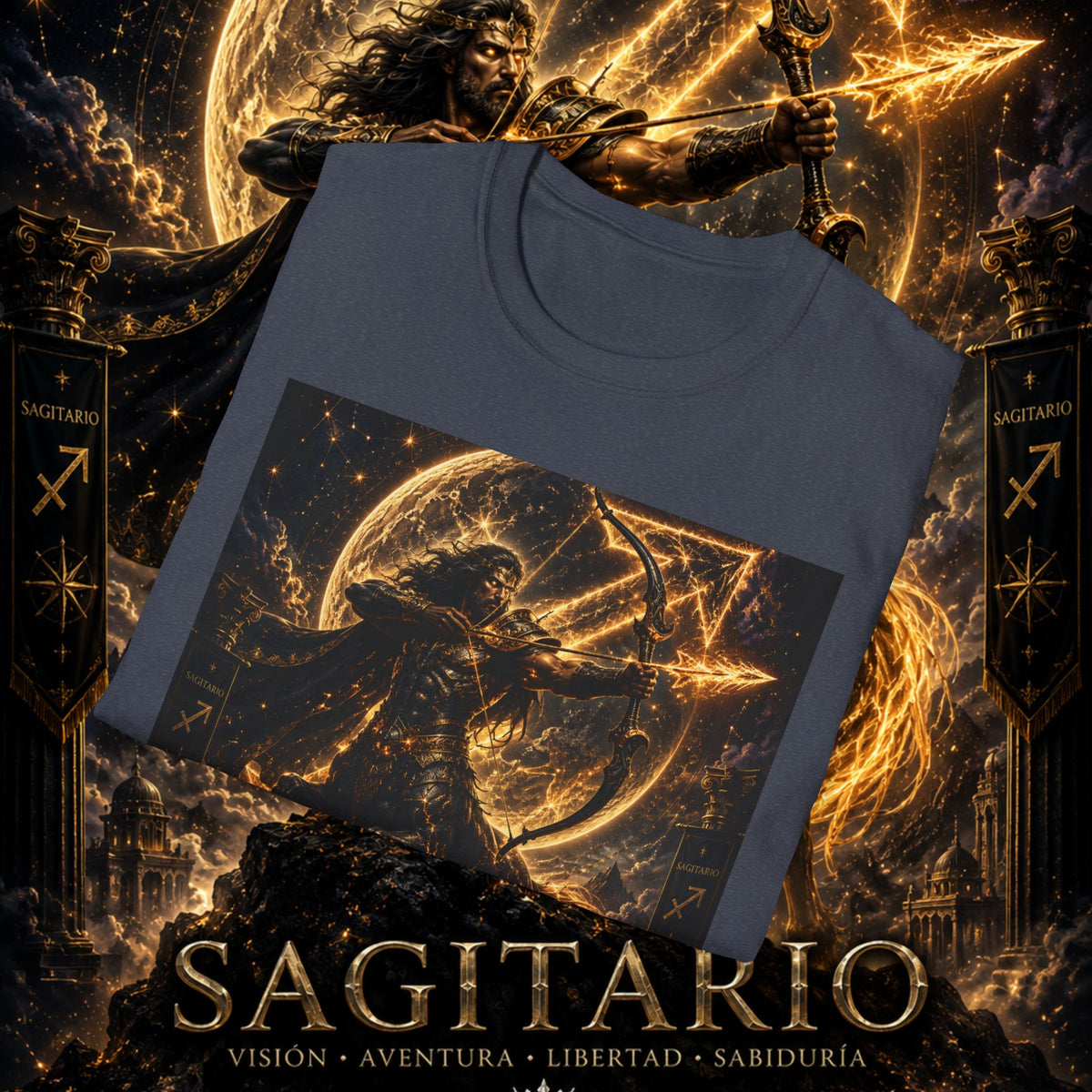 "Camiseta Sagitario – El Cazador del Horizonte"