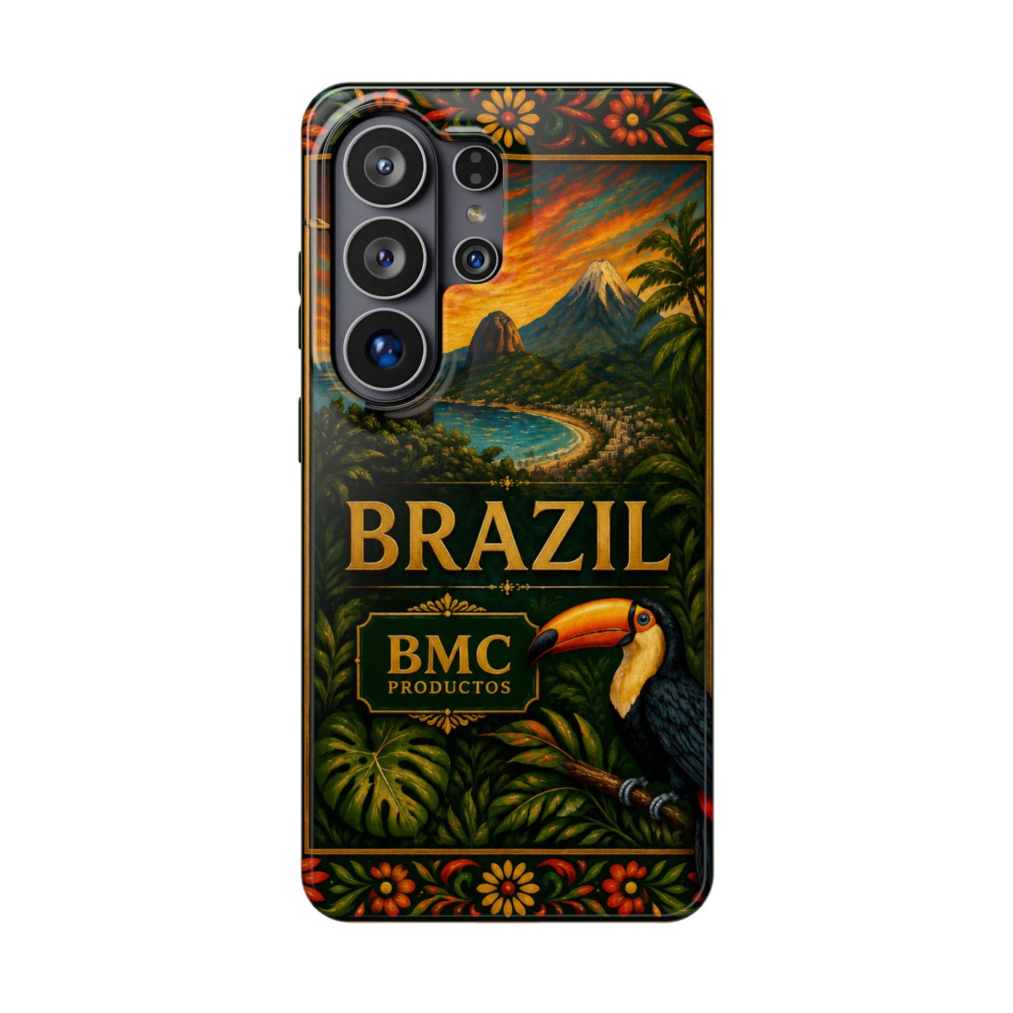 "Funda Magnética Reforzada Magnética Reforzada Brasil: Ritmo, Naturaleza y Alegría Infinita 🎶🌴🏖️"