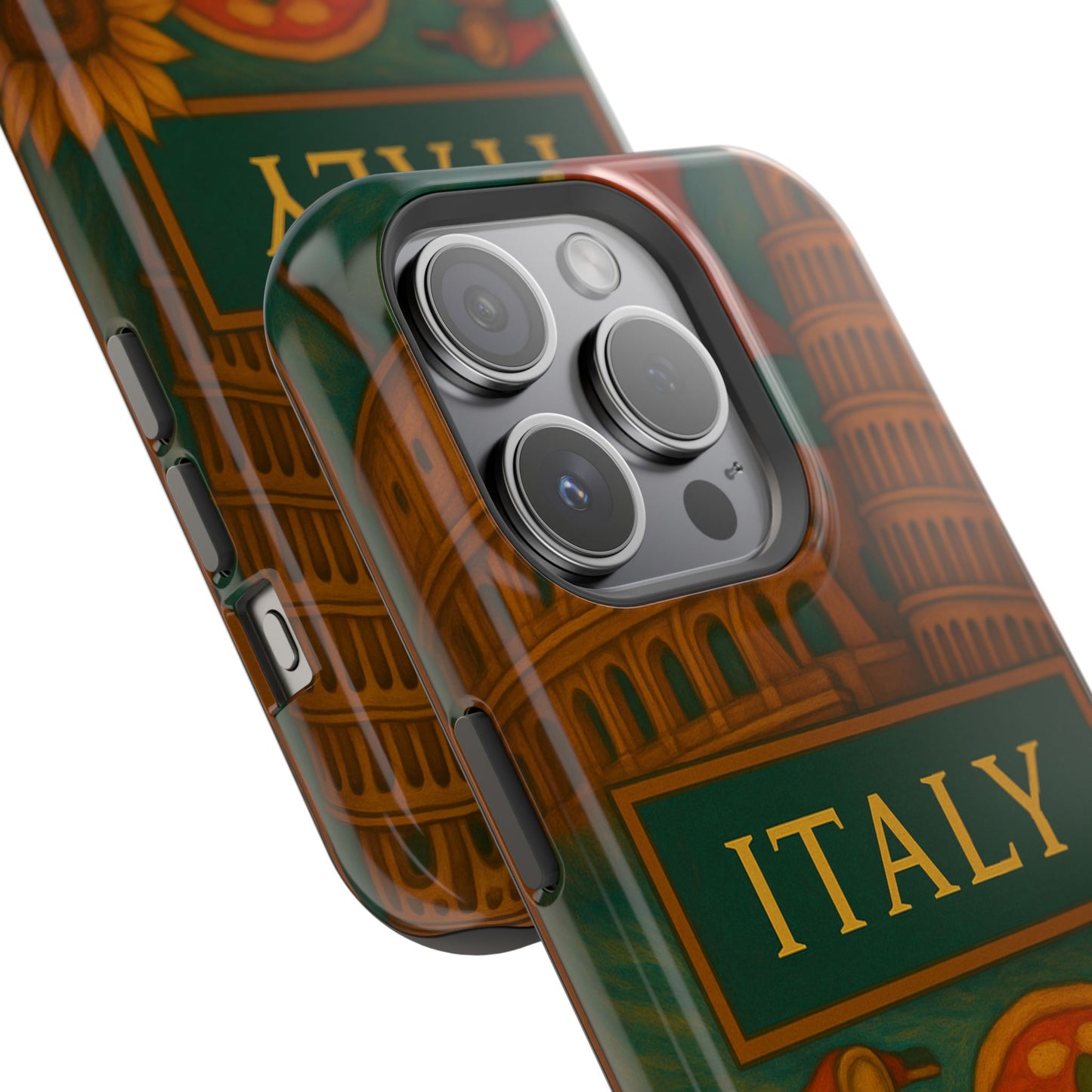 "Funda Magnética Reforzada Magnética Reforzada Italia: Arte, Pasión y Sabores Eternos 🎨🍝🏛️"
