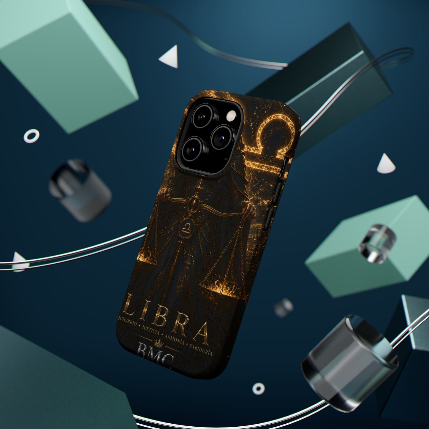 "Funda Magnética Reforzada libra– La Guardiana del Equilibrio"