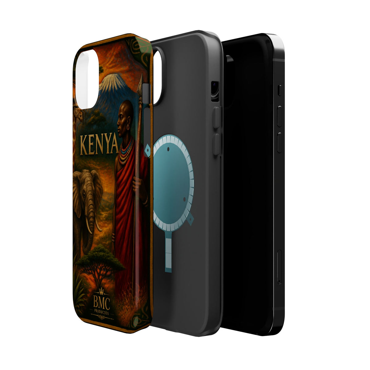 "Reinforced Magnetic Case Kenya: Wild Adventure and Land of Infinite Horizons 🦁🌄🏕️"