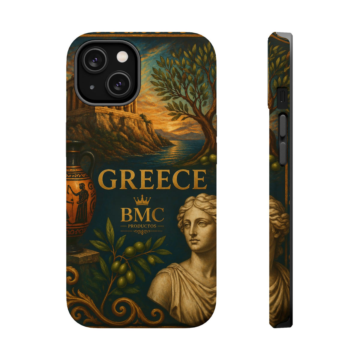 "Funda Magnética Reforzada Magnética Reforzada Grecia: Cuna de Dioses, Maravillas y Filosofía 🌊🏛️⚡"