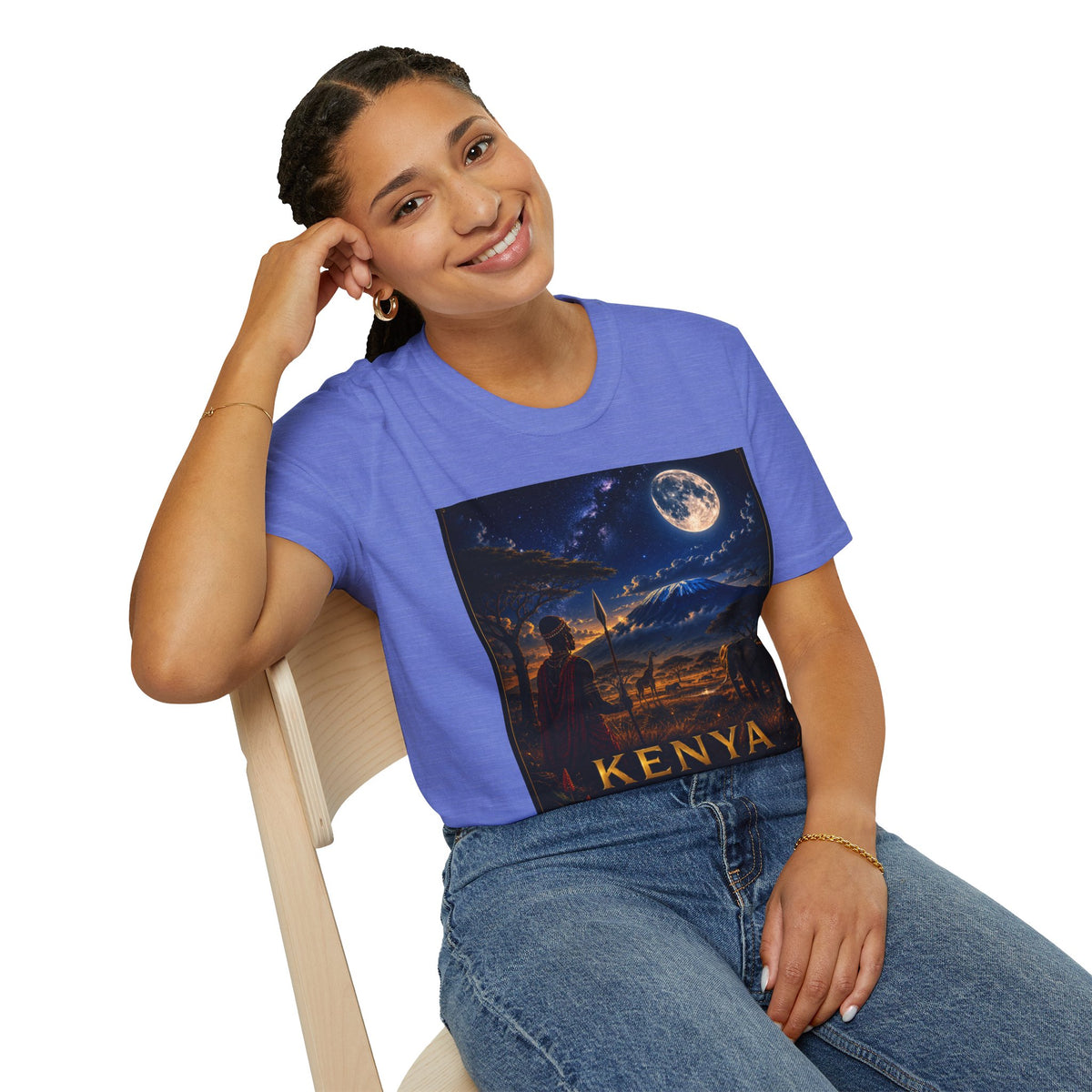"Camiseta Kenia: Aventura Salvaje y Tierra de Horizontes Infinitos 🦁🌄🏕️"