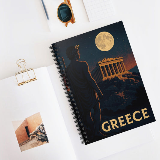 "libreta Grecia: Cuna de Dioses, Maravillas y Filosofía 🌊🏛️⚡"