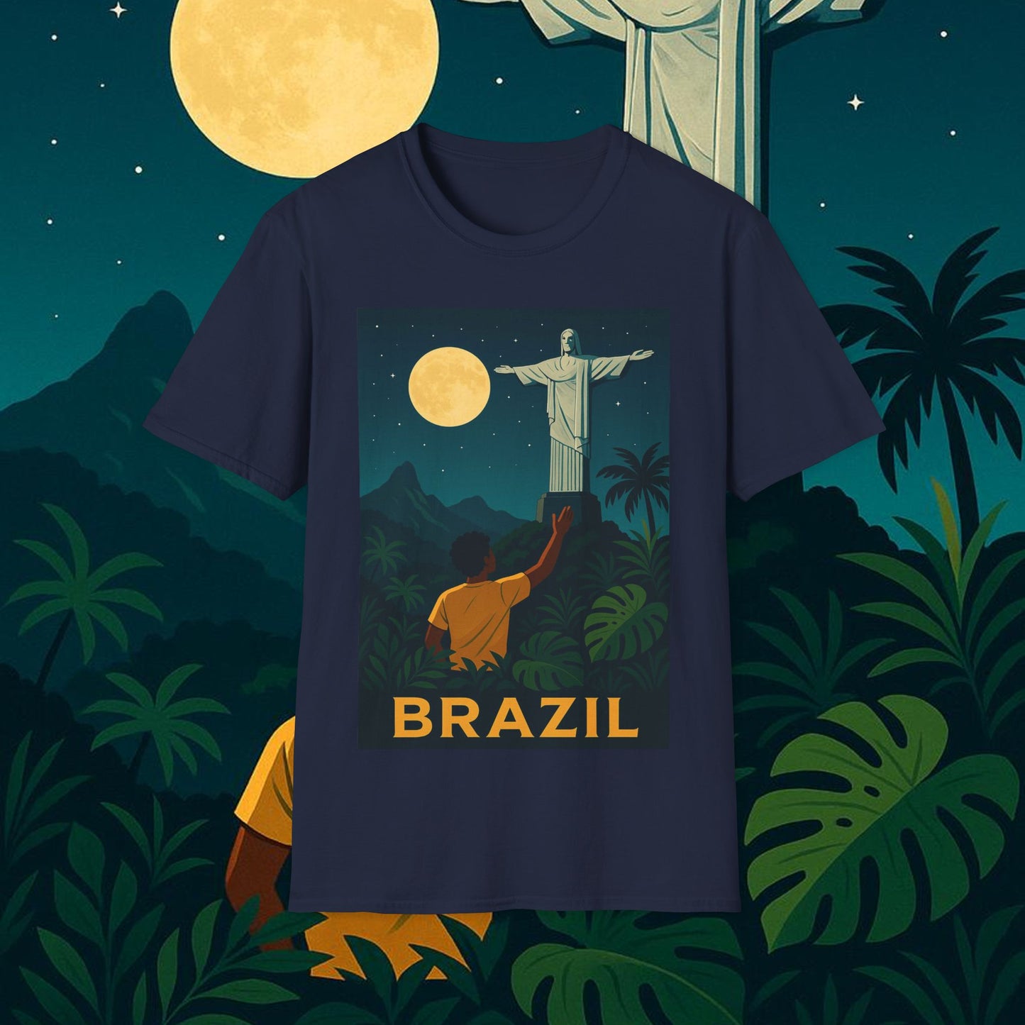 "Camiseta Brasil: Ritmo, Naturaleza y Alegría Infinita 🎶🌴🏖️"