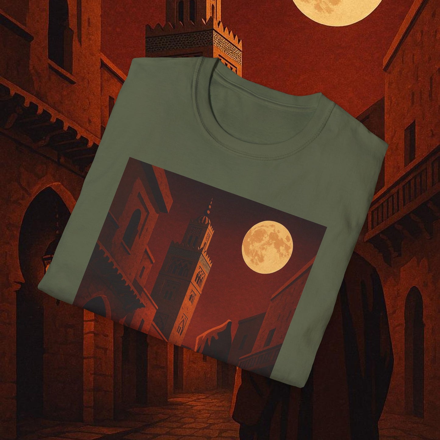 "Camiseta  Marruecos: Magia del Desierto y Ciudades de Mil Colores 🐪🏜️🕌"