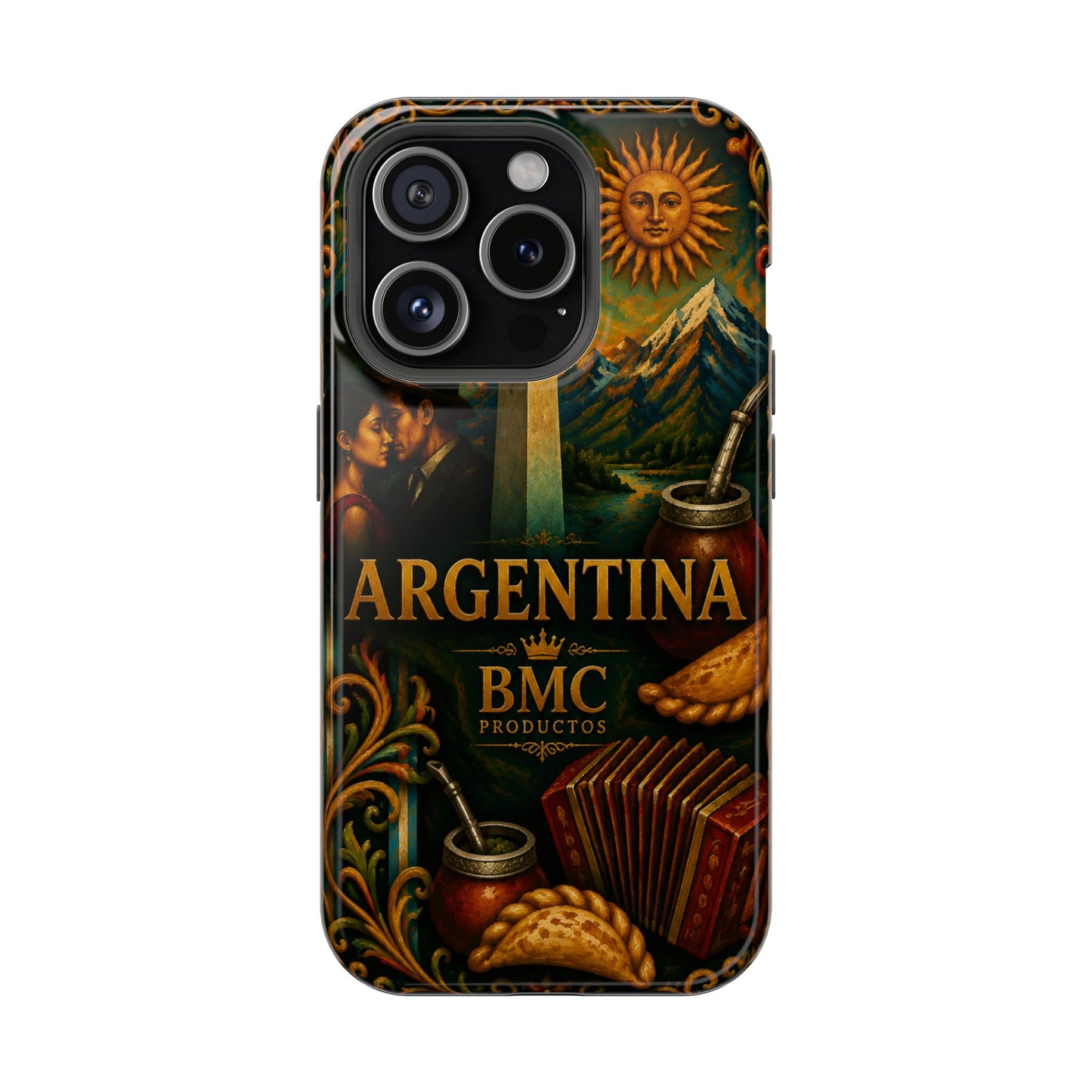 "Funda Magnética Reforzada Argentina: Pasión, Tradición y Tierra de Sueños🔥🏞️"