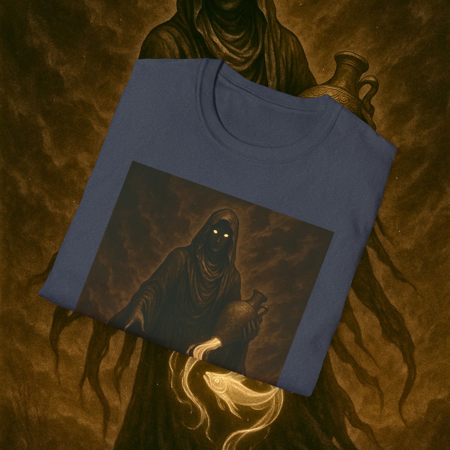 "Camiseta ♒ ACUARIO – El Visionario del Cielo y el Agua"