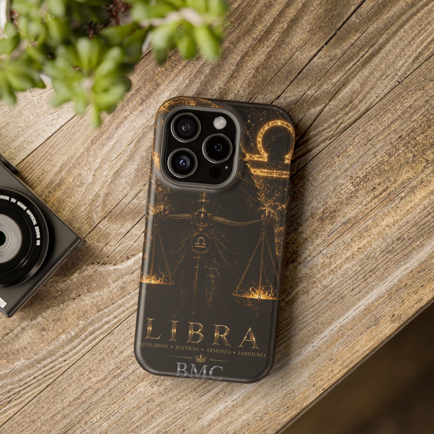 "Funda Magnética Reforzada libra– La Guardiana del Equilibrio"