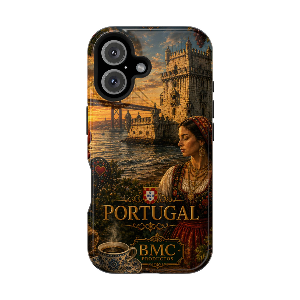 "Reinforced Magnetic Case Portugal: Atlantic Charm, Fados and Azulejos 🌊🎶🧿"