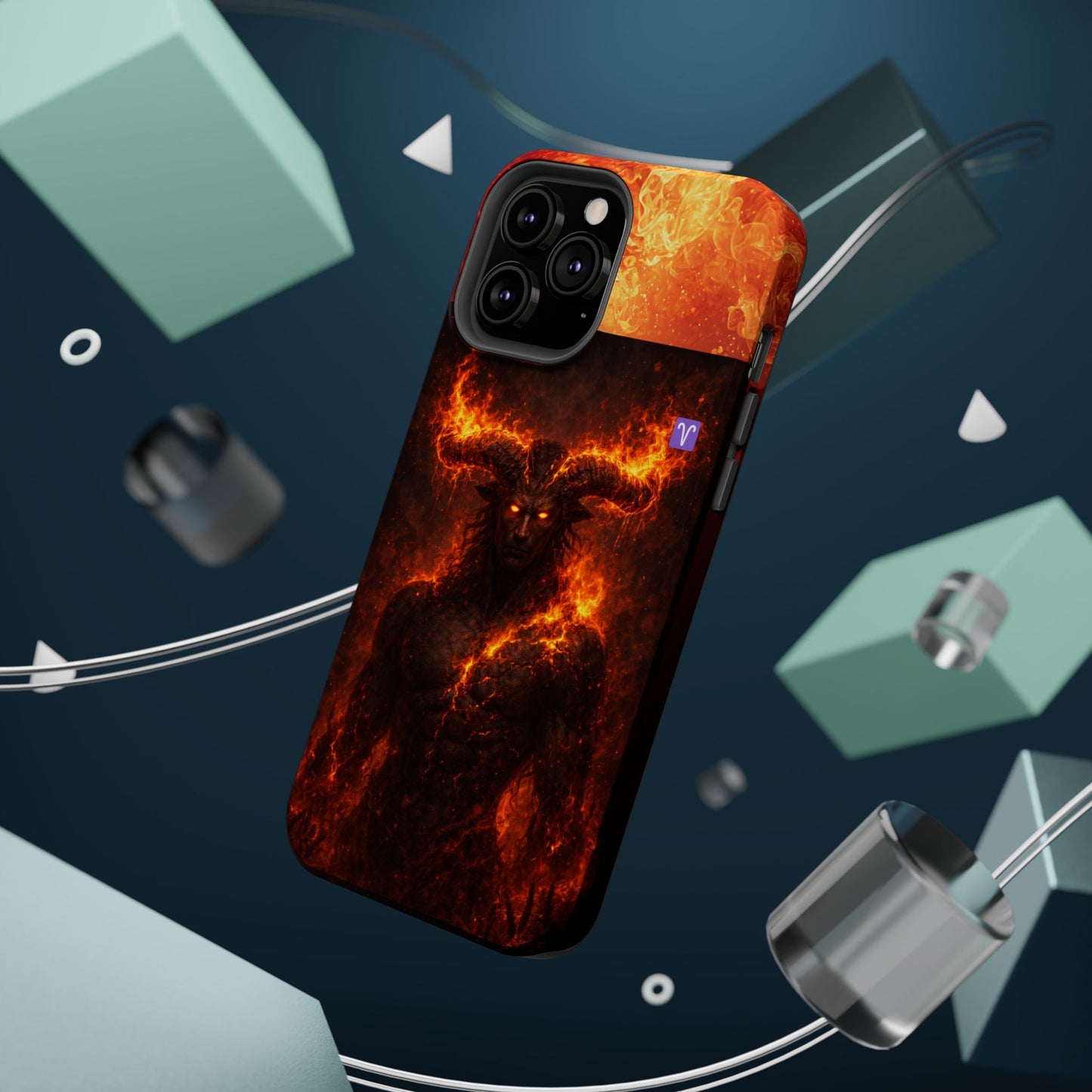 "Funda Magnética Reforzada ♈ Aries — Espíritu de fuego"