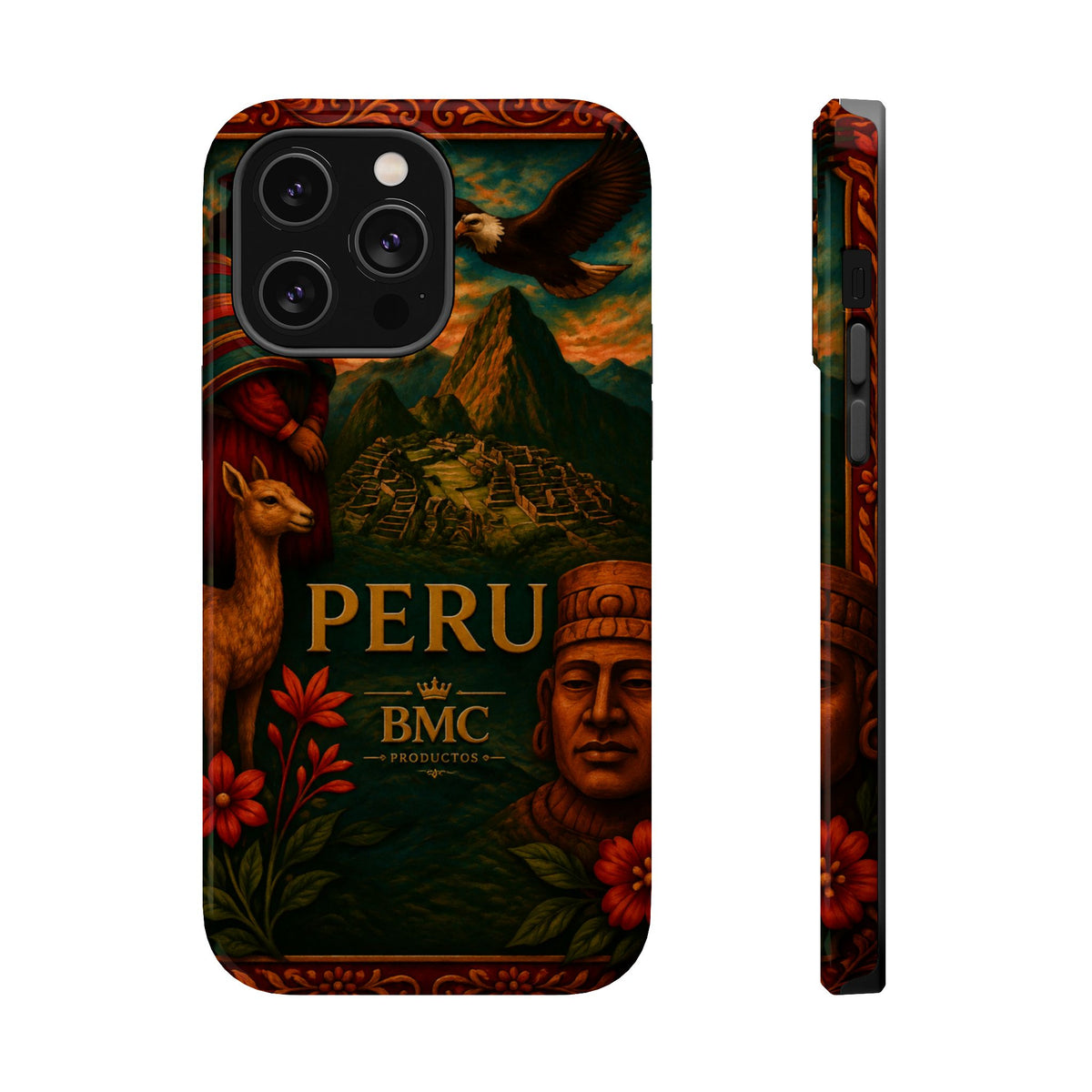 "Peru: Mysticism, History, and Eternal Wonders Reinforced Magnetic Case 🏔️🦙🛕"
