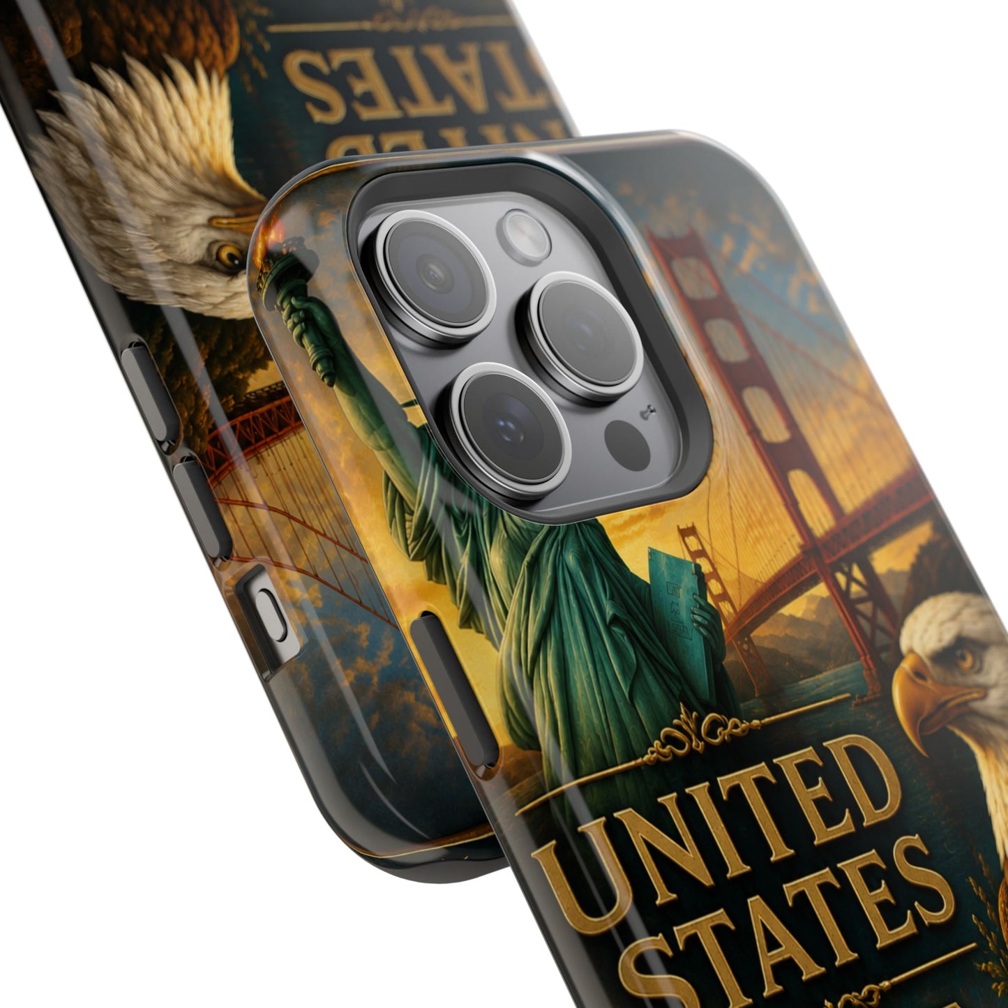 "Funda Magnética Reforzada Estados Unidos: Sueños, Libertad y Grandes Horizontes 🗽🏜️🌆"