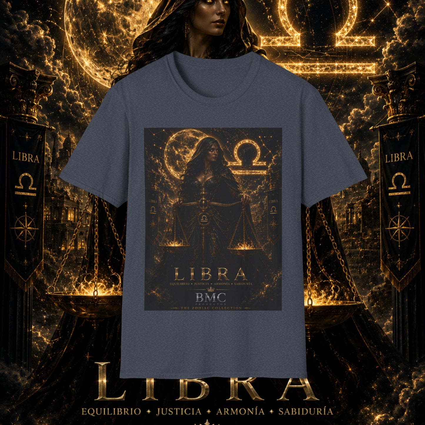 "Camiseta LIBRA – La Guardiana del Equilibrio"