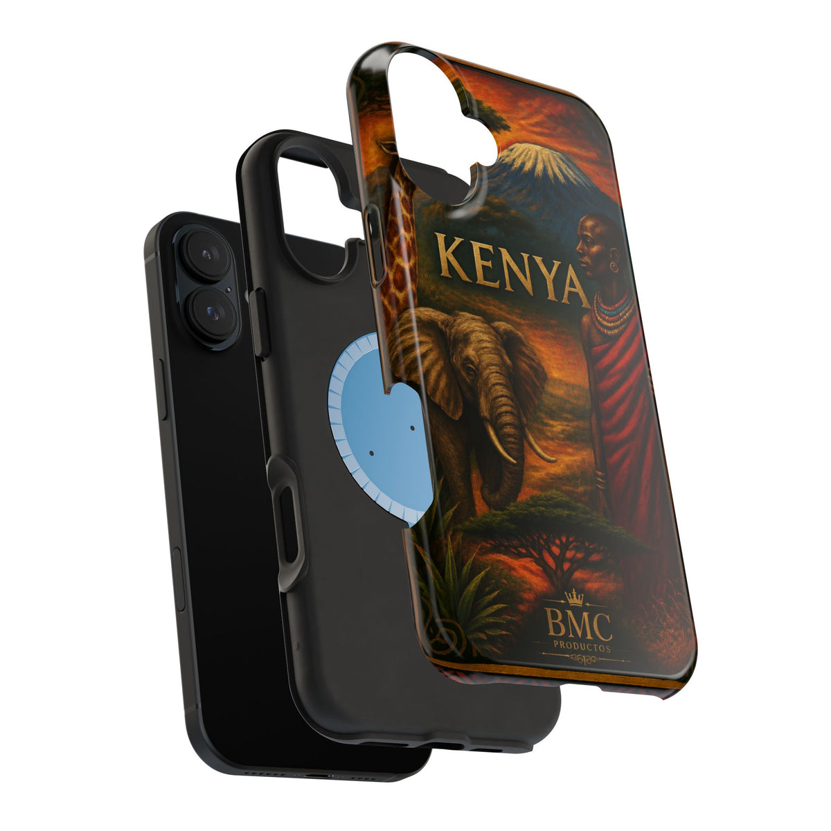 "Reinforced Magnetic Case Kenya: Wild Adventure and Land of Infinite Horizons 🦁🌄🏕️"
