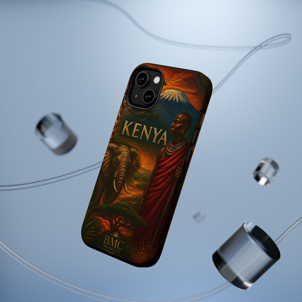 "Reinforced Magnetic Case Kenya: Wild Adventure and Land of Infinite Horizons 🦁🌄🏕️"