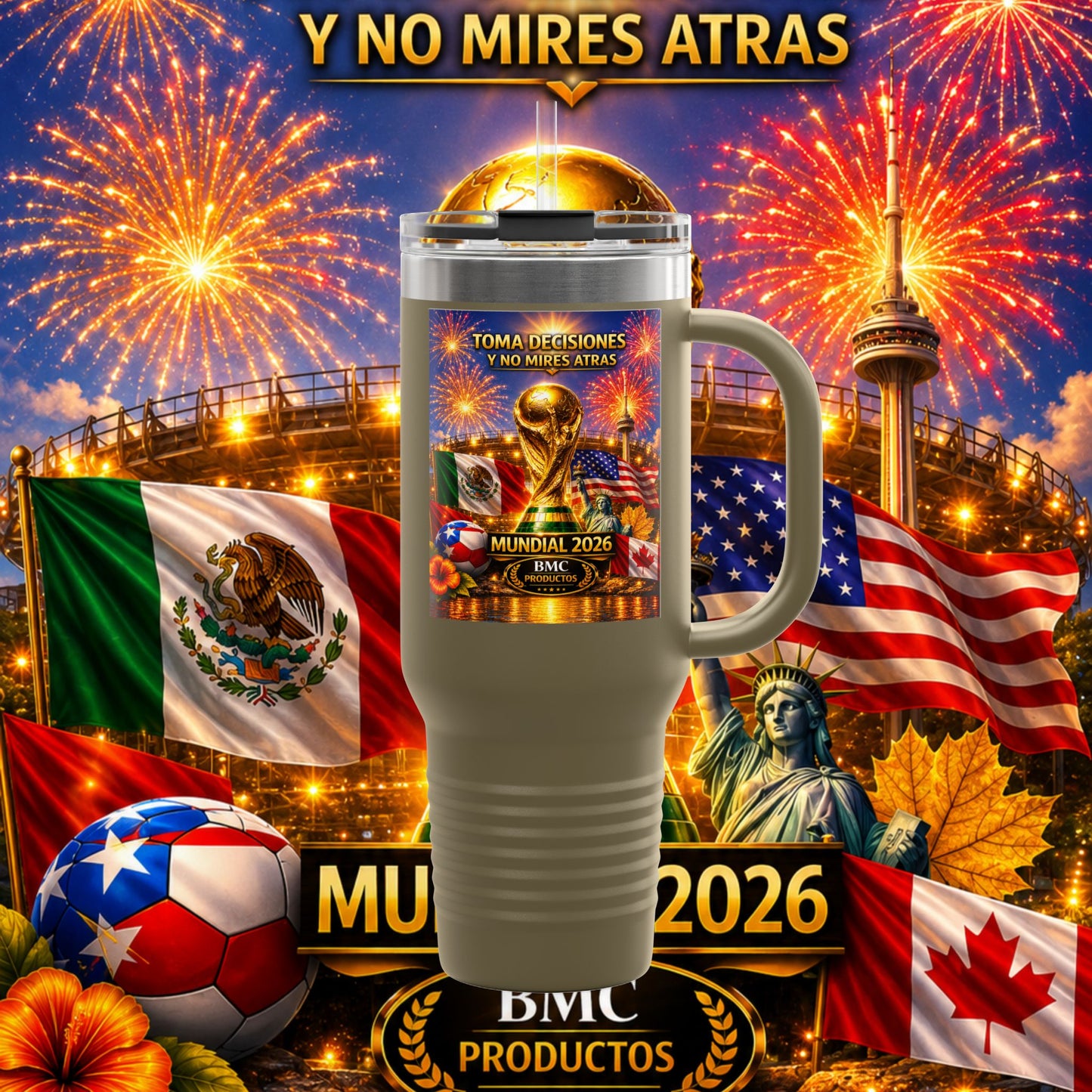 "taza de Viaje Aislada mundial 2026 dia"