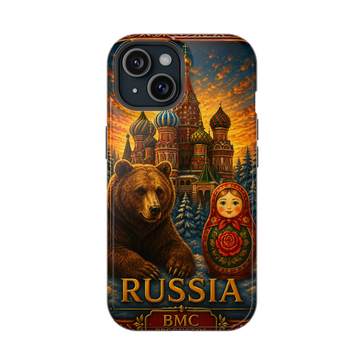 "Reinforced Magnetic Case Russia❄️ – Land of history, mystery, and grandeur"