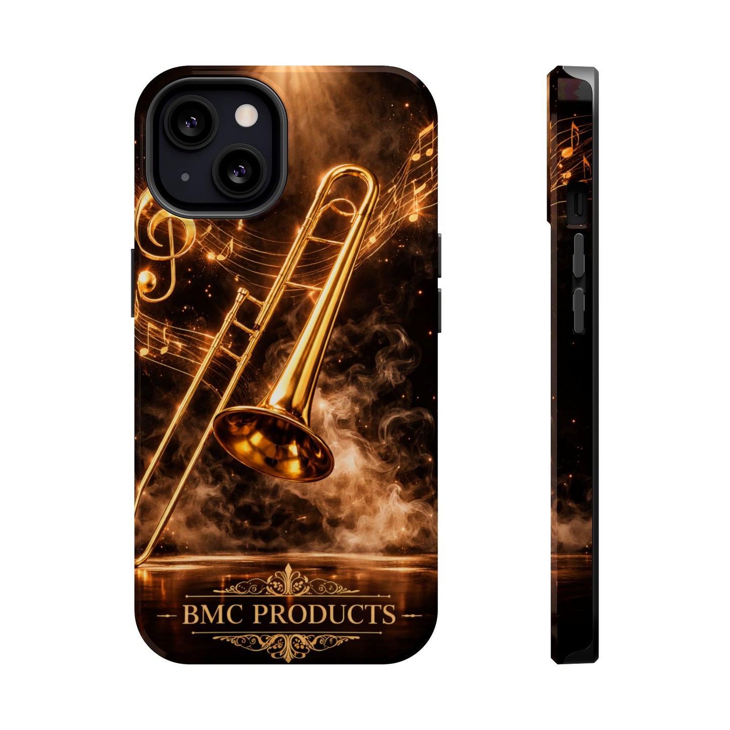 "Funda Magnética Reforzada Magnética Reforzada Trombón 🎷🔥No todos los fuegos hacen ruido… algunos tocan el alma.” 🔥🎷