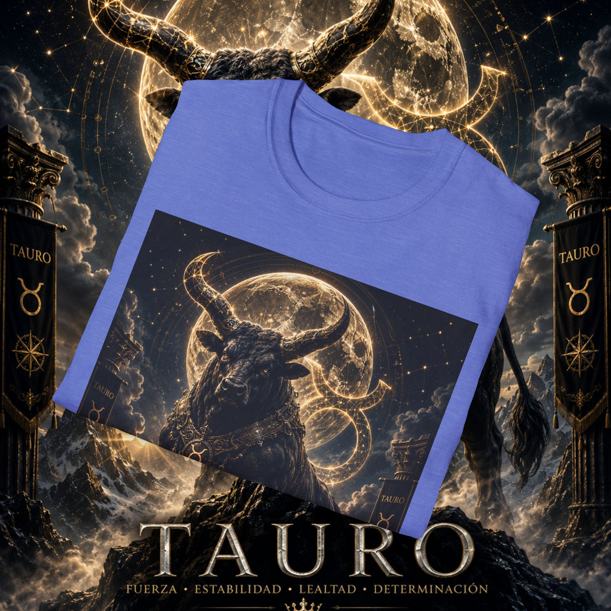 "Camiseta ♉ Tauro — Fuerza silenciosa de la tierra"