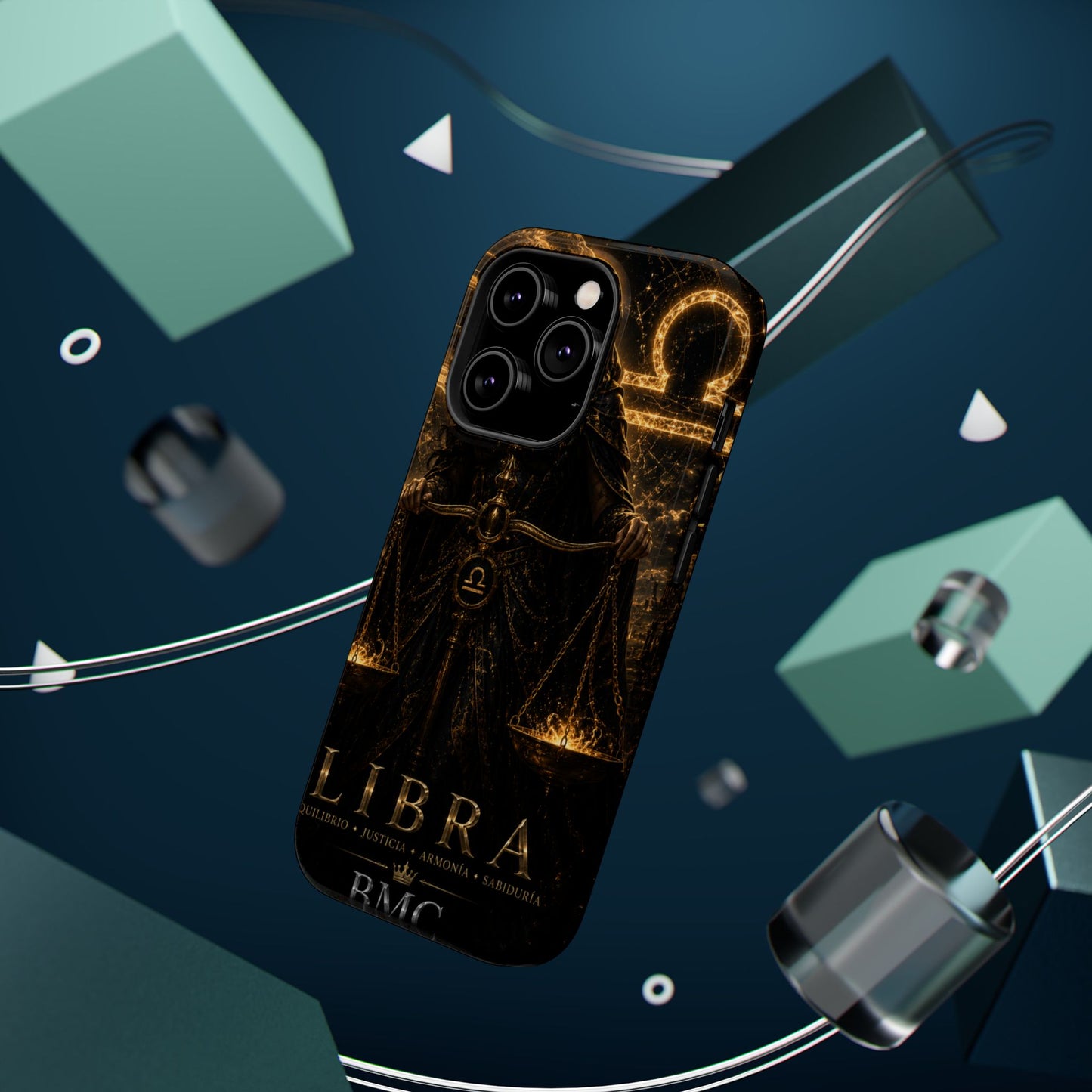 "Funda Magnética Reforzada libra– La Guardiana del Equilibrio"