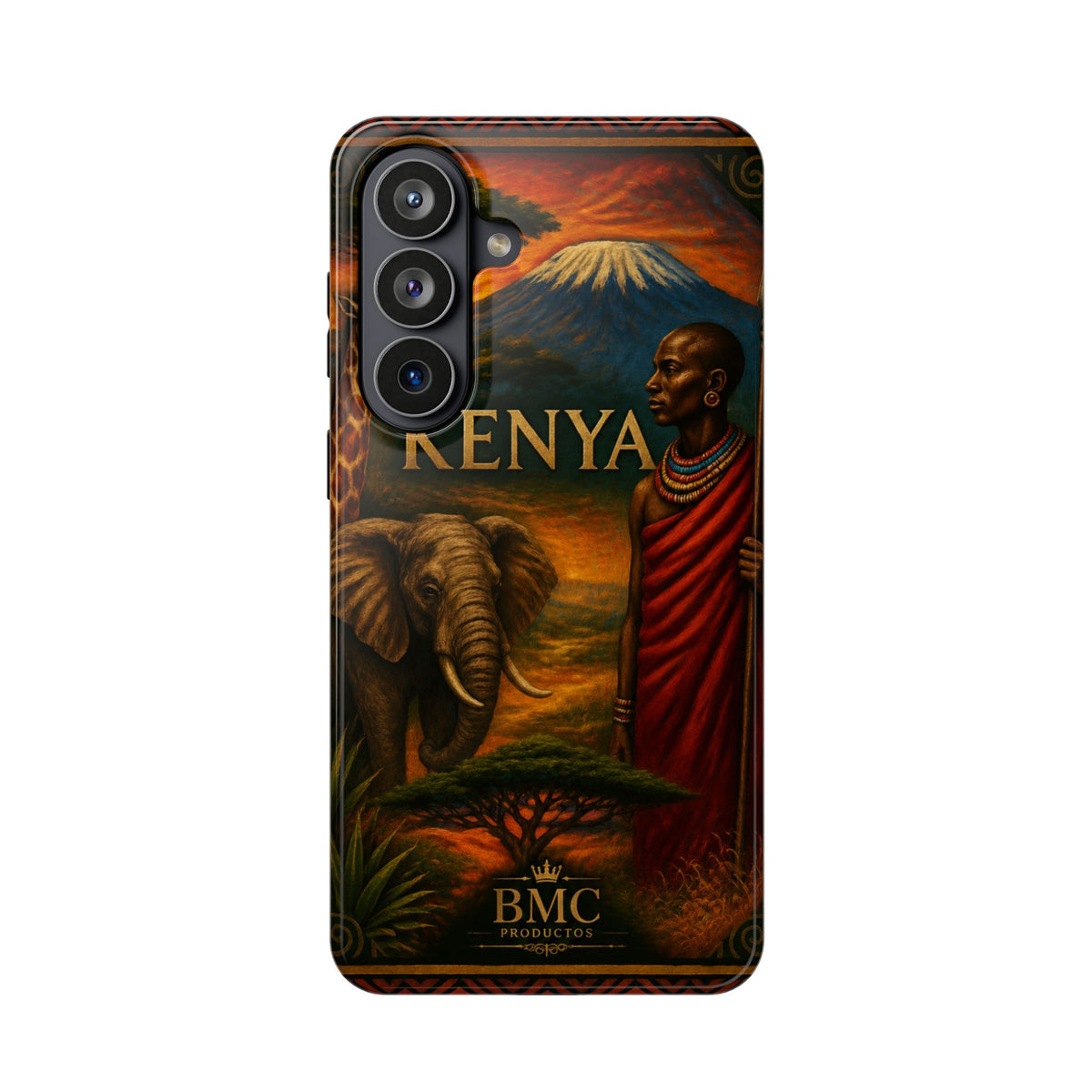 "Reinforced Magnetic Case Kenya: Wild Adventure and Land of Infinite Horizons 🦁🌄🏕️"