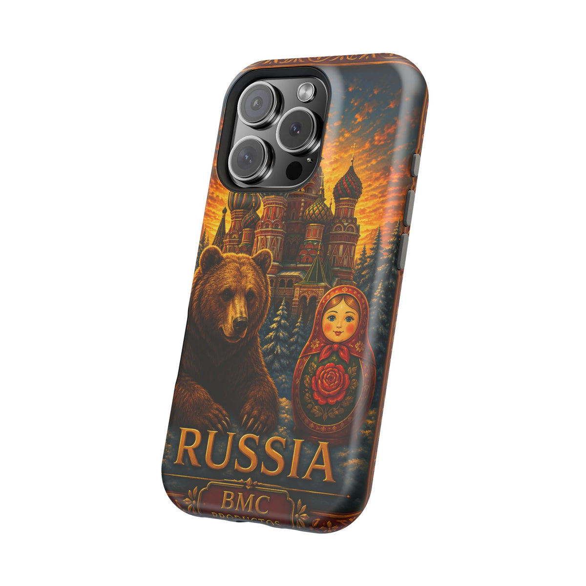 "Reinforced Magnetic Case Russia❄️ – Land of history, mystery, and grandeur"