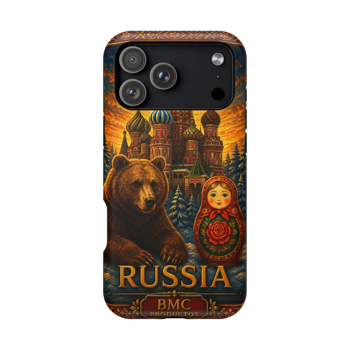 "Reinforced Magnetic Case Russia❄️ – Land of history, mystery, and grandeur"