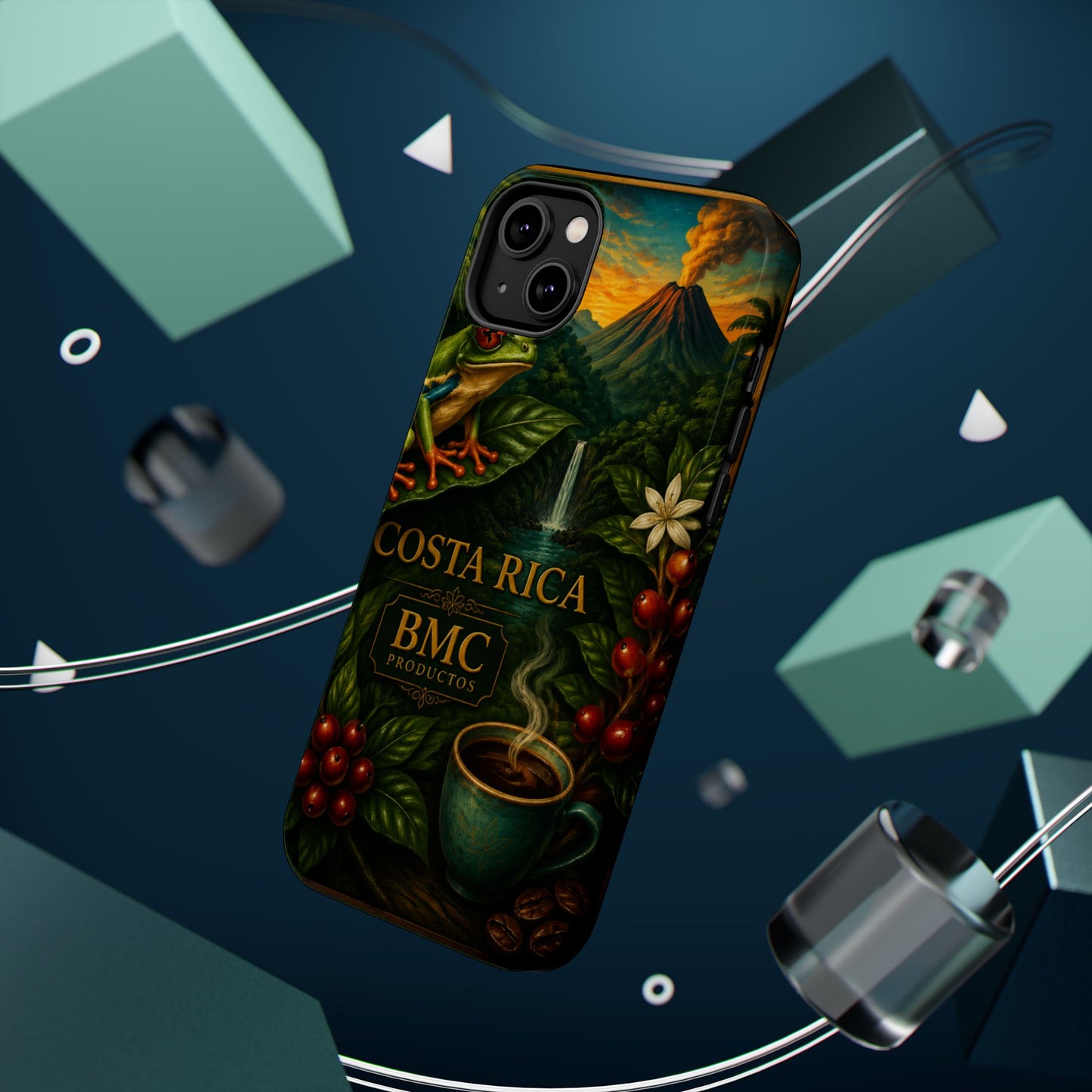 "Funda Magnética Reforzada Magnética Reforzada Costa Rica: Pura Vida entre Volcanes y Selvas 🌋🌴🦜"