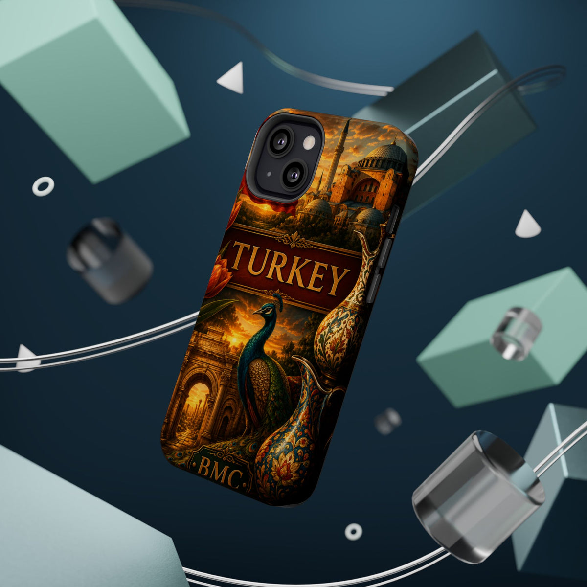 "Reinforced Magnetic Case Turkey✨ – Where East meets West"