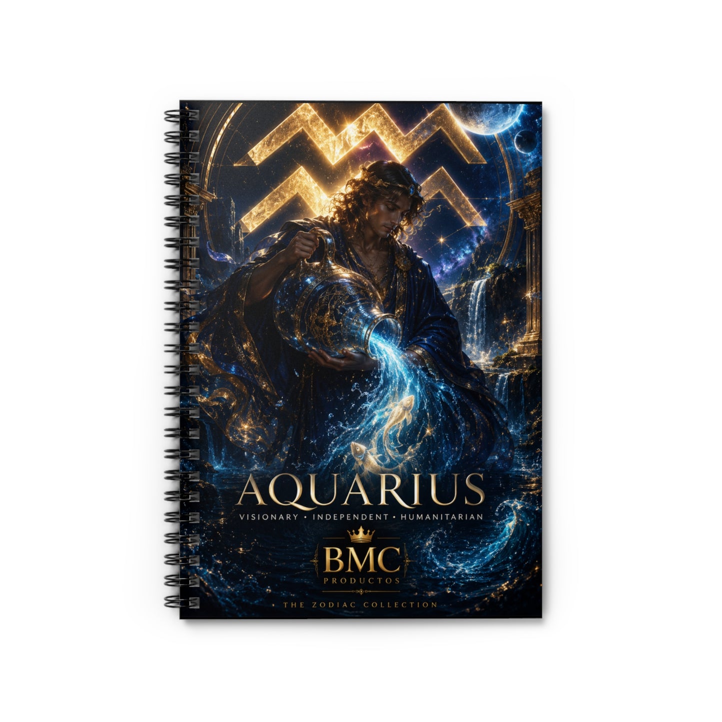 "libreta ♒ ACUARIO – El Visionario del Cielo y el Agua"