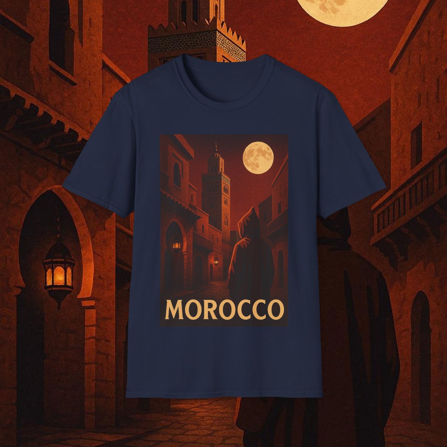 "Camiseta  Marruecos: Magia del Desierto y Ciudades de Mil Colores 🐪🏜️🕌"