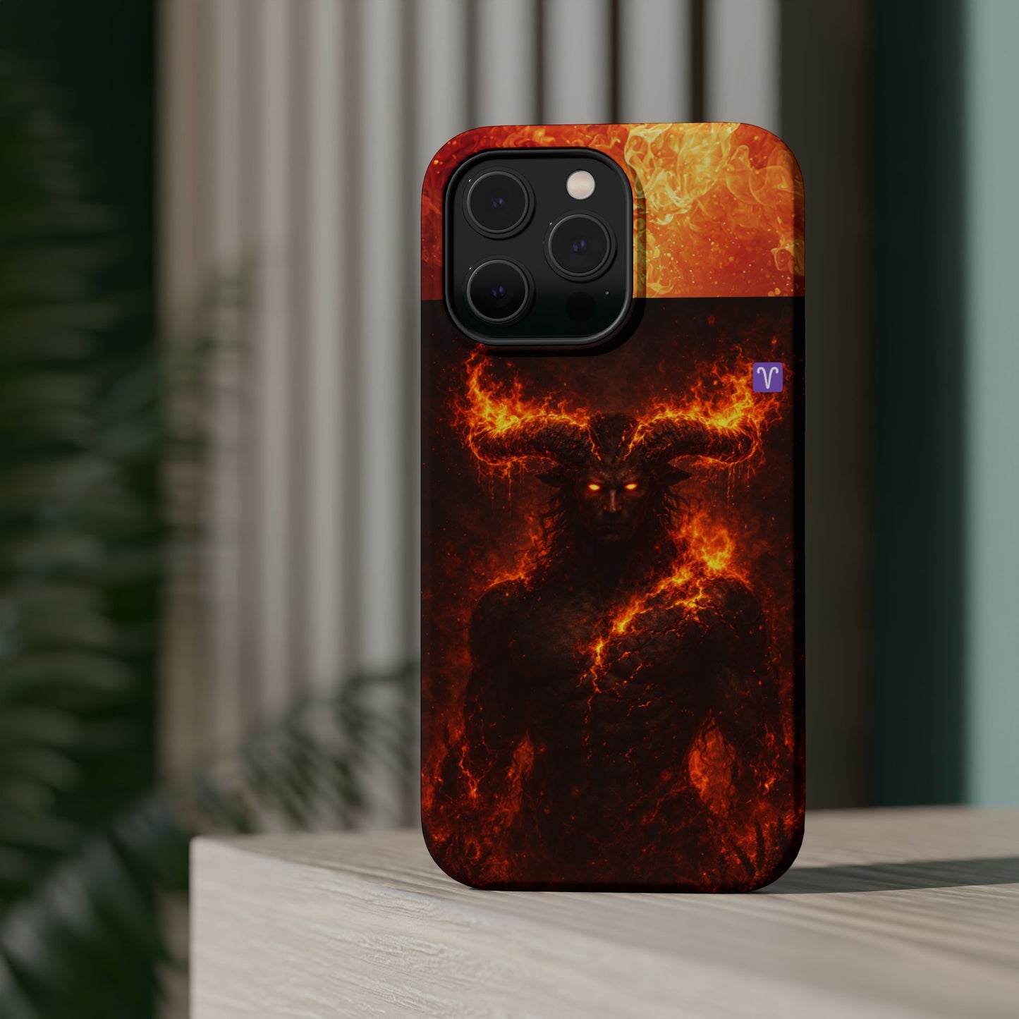 "Funda Magnética Reforzada ♈ Aries — Espíritu de fuego"