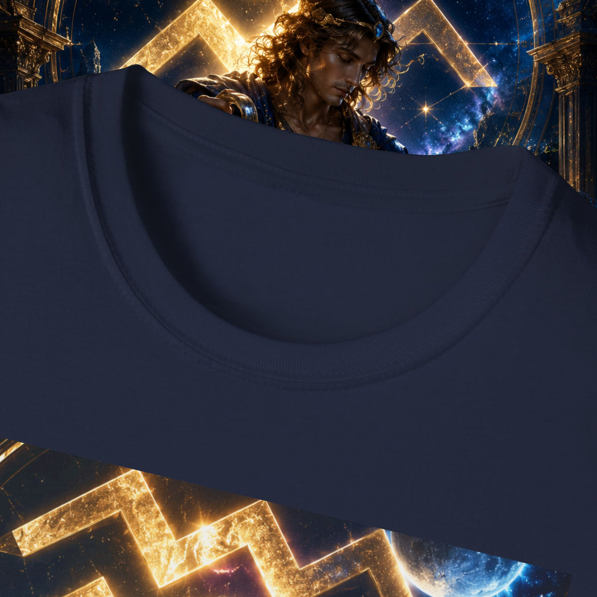 "Camiseta ♒ ACUARIO – El Visionario del Cielo y el Agua"
