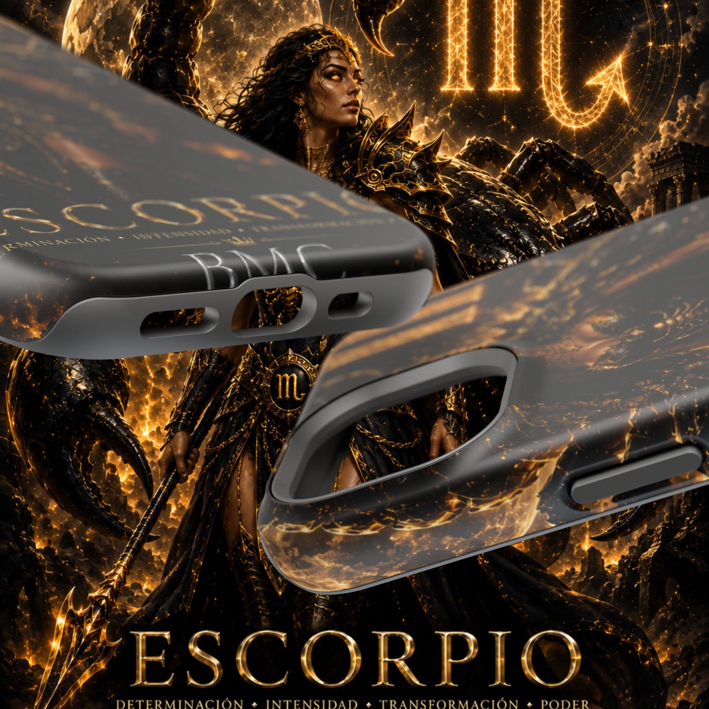 "Funda Magnética Reforzada ESCORPIO M –La Vigilante de las Sombras"