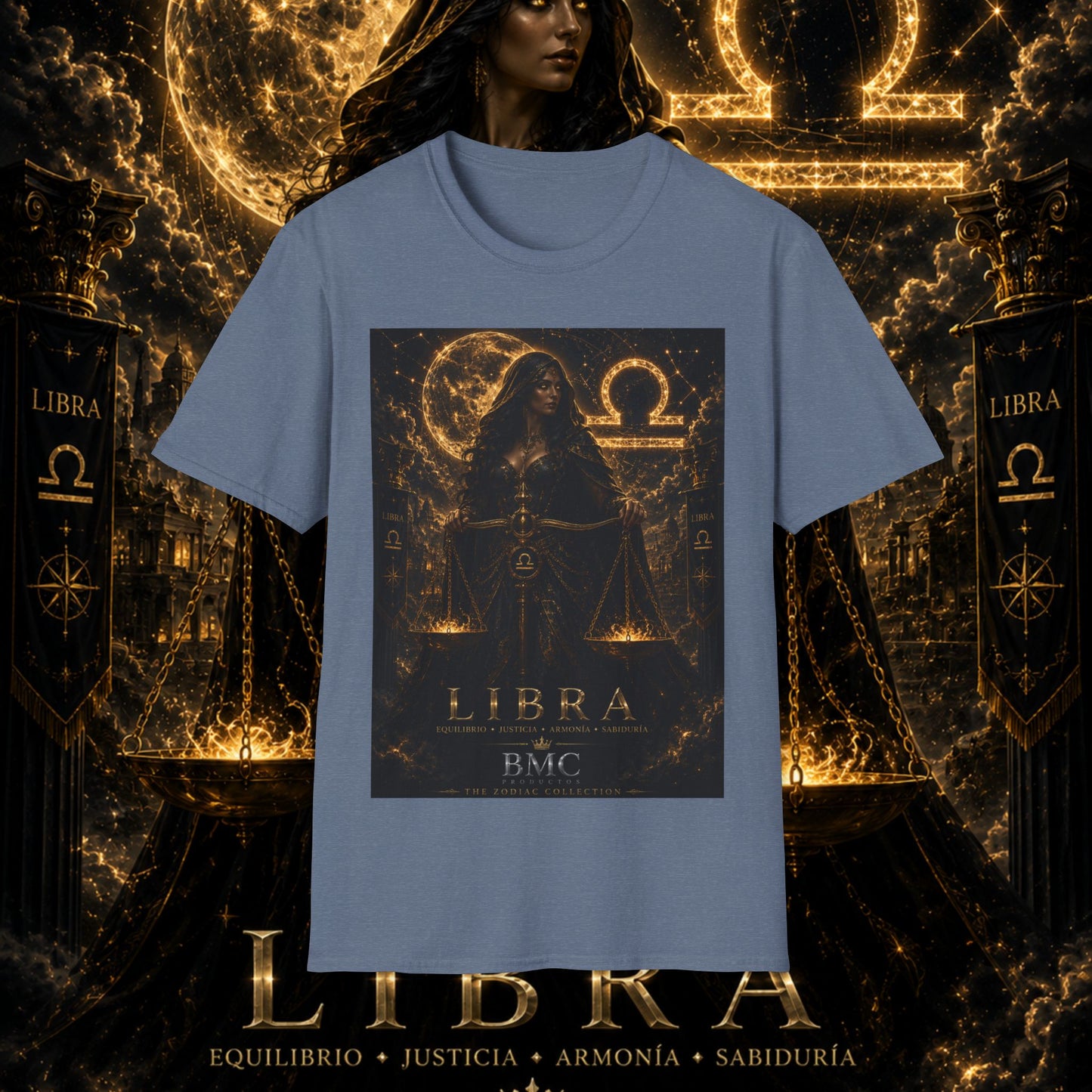 "Camiseta LIBRA – La Guardiana del Equilibrio"