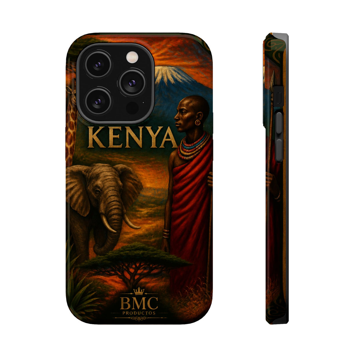 "Reinforced Magnetic Case Kenya: Wild Adventure and Land of Infinite Horizons 🦁🌄🏕️"