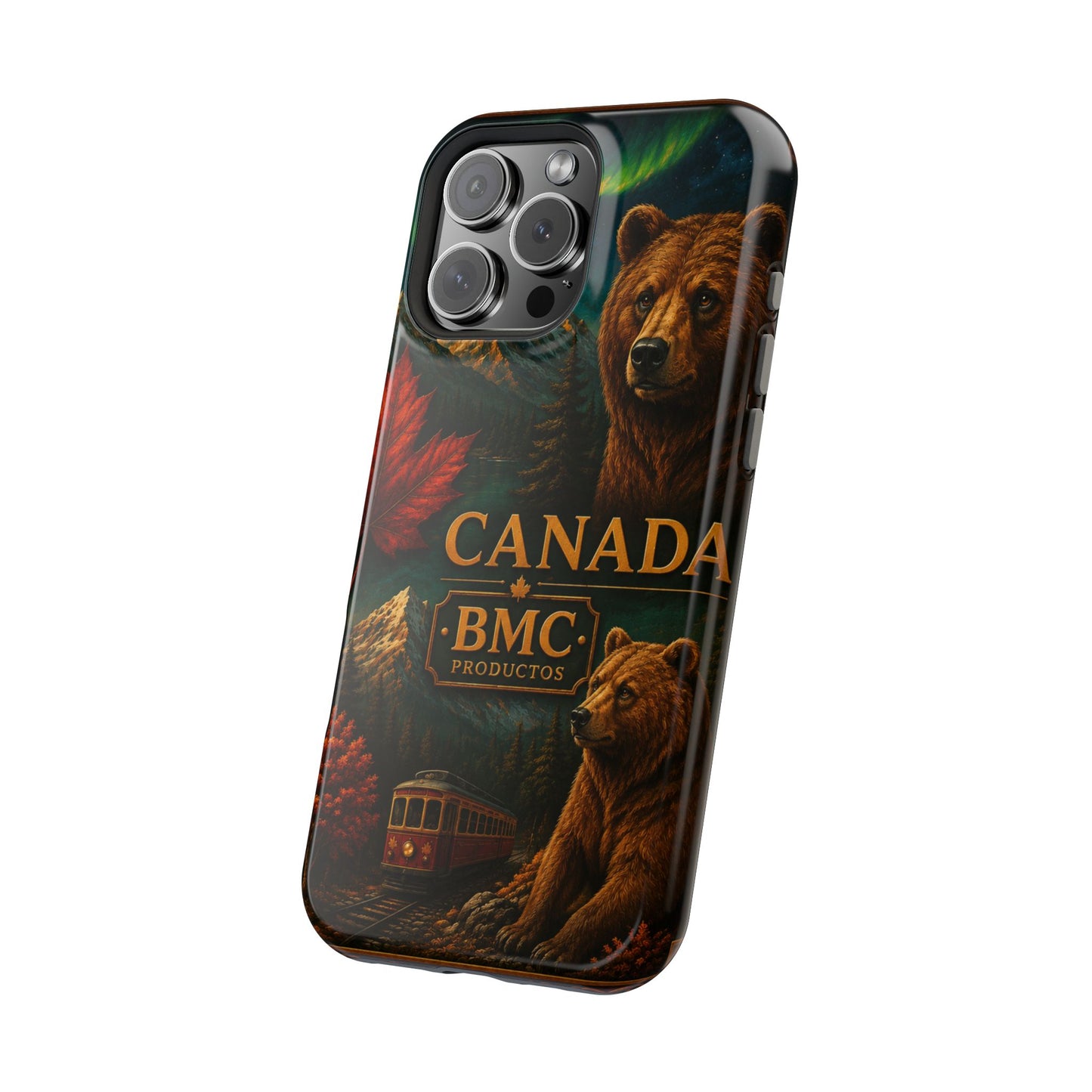 "Funda Magnética Reforzada Magnética Reforzada Canadá: Naturaleza Majestuosa y Espíritu Libre 🍁🏞️🦌"