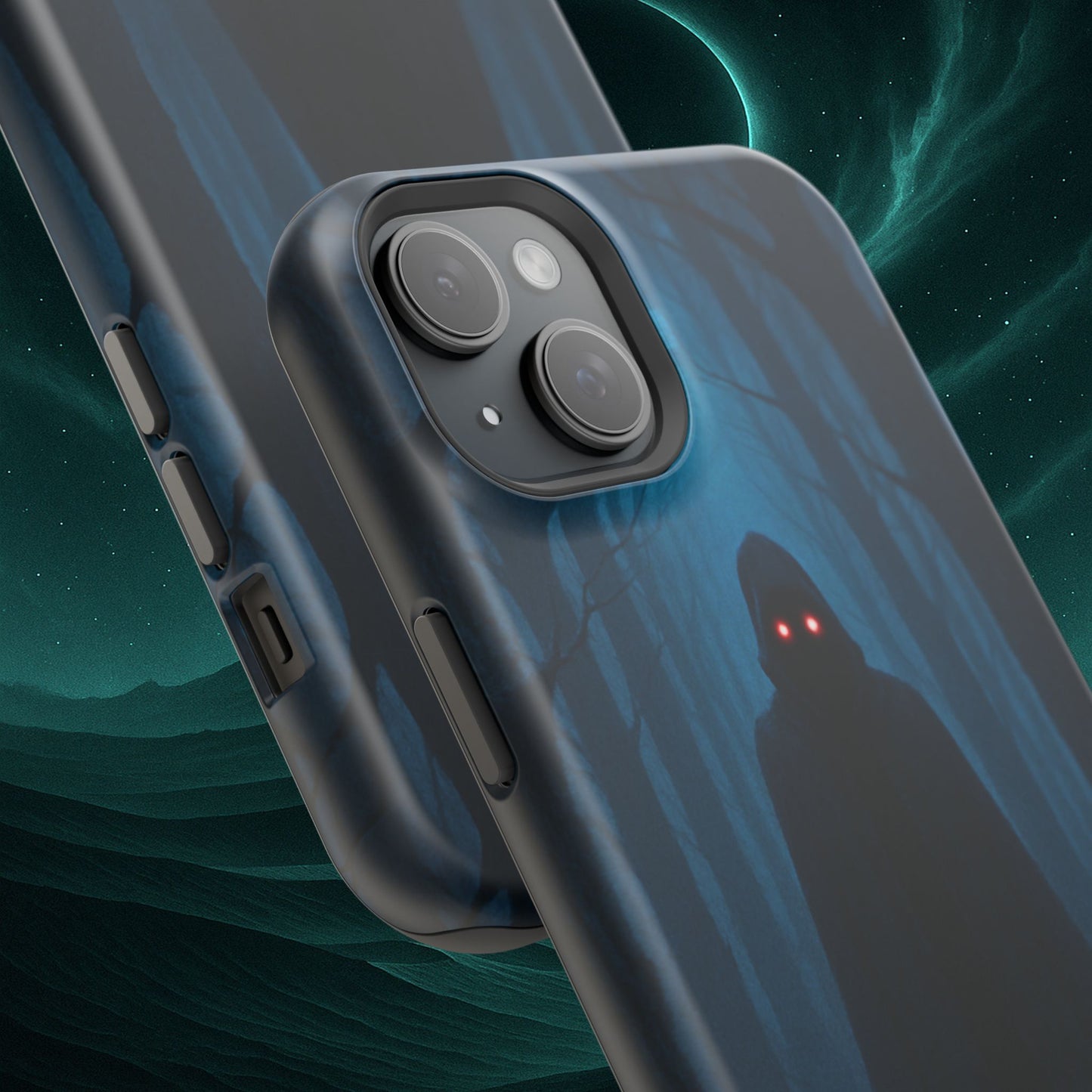 "Funda Magnética Reforzada🖤 El Vigía del Bosque Oscuro"