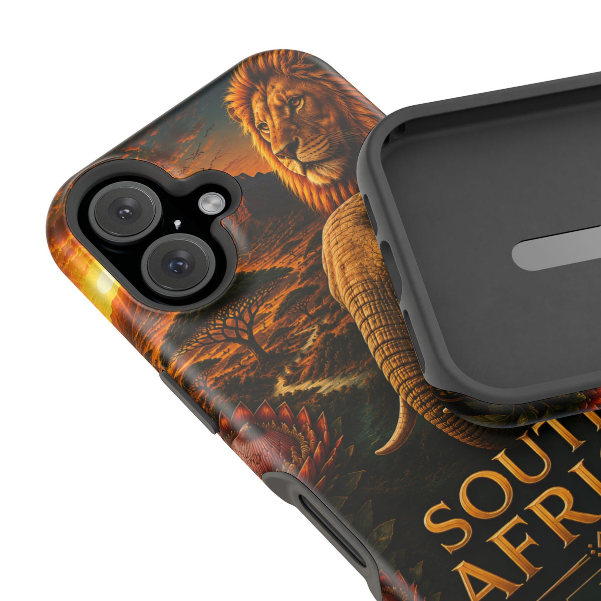 "Reinforced Magnetic Case South Africa 🌍 – A world of adventure and diversity"