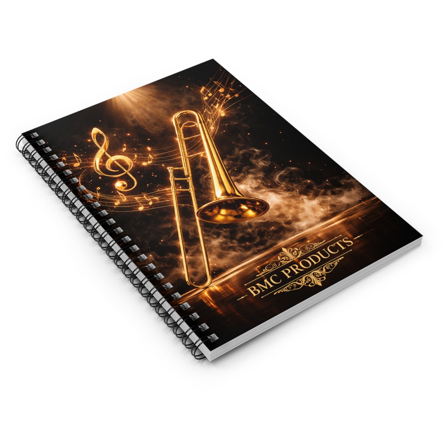 "libreta Trombón 🎷🔥No todos los fuegos hacen ruido… algunos tocan el alma.” 🔥🎷